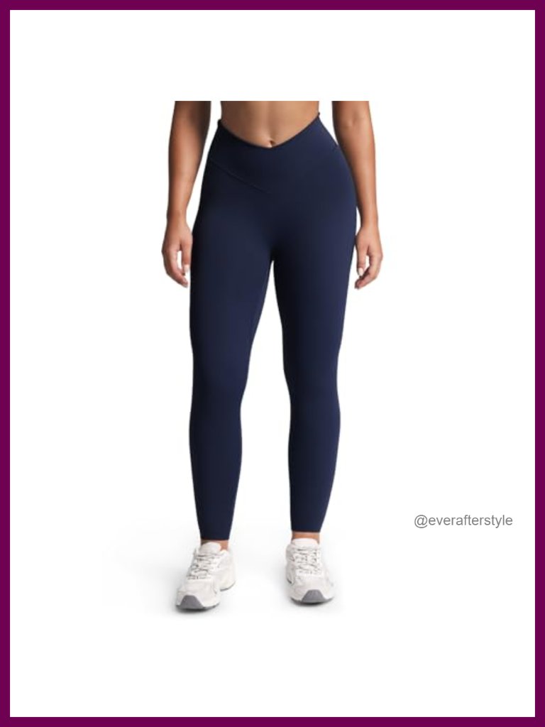 V Waist High Waist Tummy Control Hidden Scrunch Athletic Yoga Pants 24/26/28